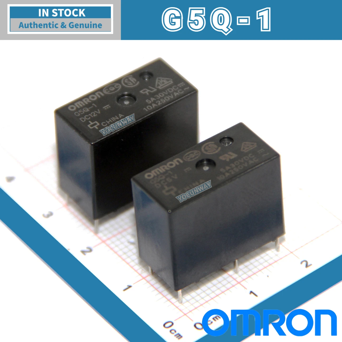 New Authentic Original OMRON PCB Power Relay G5Q-1 14 1A 1A4-5VDC 12VDC 24VDC DC12 5 24V 5PIN 4pin 10A 5A