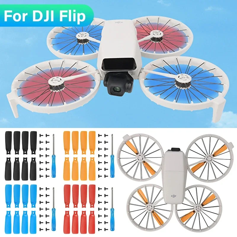 8 PCS Propeller For DJI Flip Blade Light Weight Quick Release Props Blade Screw Wing For DJI FLIP Drone Accessories