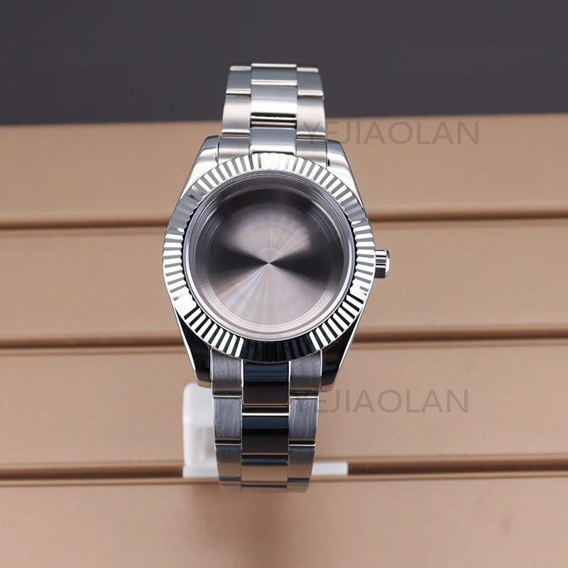 

40mm 36mm Waterproof Watch Case 316L Steel Watchband Sapphire Crystal For Seiko NH35 NH36 NH34 NH38 Miyota8215 Movement Datejust