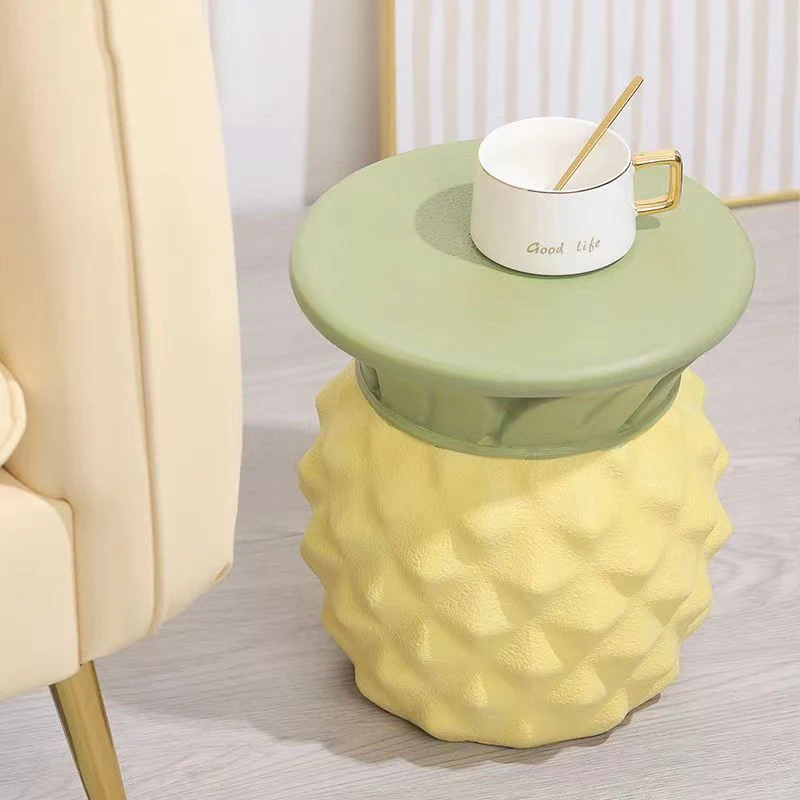 Pineapple Stool Hallway Ottoman Footrest Living Room Decoration Furniture Shoe Changing Stool Small Table Coffee Table Sofa Side