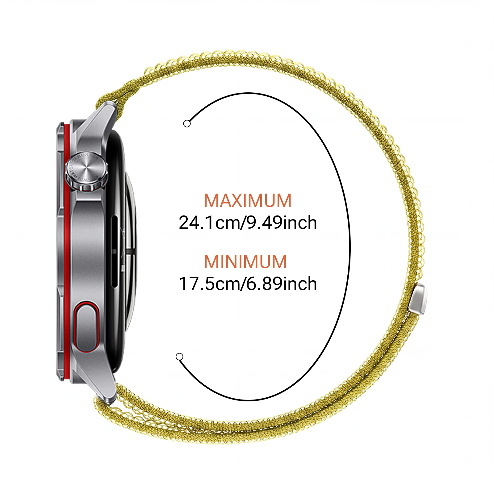 18/20/22mm Universal Watch Strap Unisex Daily Casual Replacement Strap Lightweight Cloud Feeling Breathable Nylon
