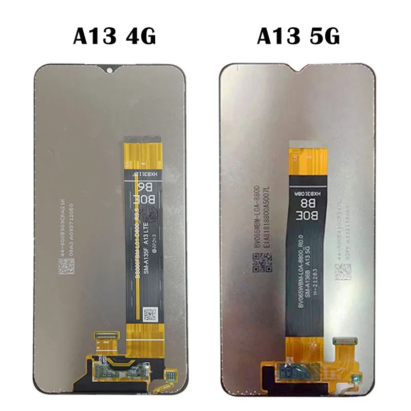 New For Samsung Galaxy A13 4G LCD A135 A135F LCD Display Touch Screen Digitizer For Samsung A13 5G LCD A136B A136U LCD