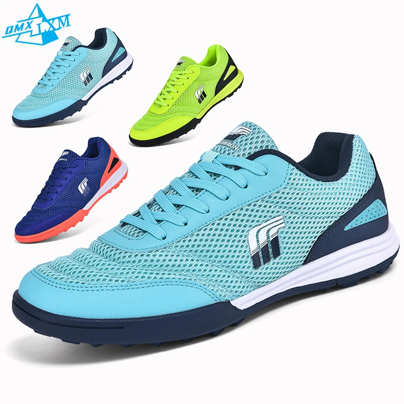 

LiXingMing мужские футбольные туфли, профессиональные унисекс Нескользящие Детские тренировочные кроссовки с резиновыми вставками