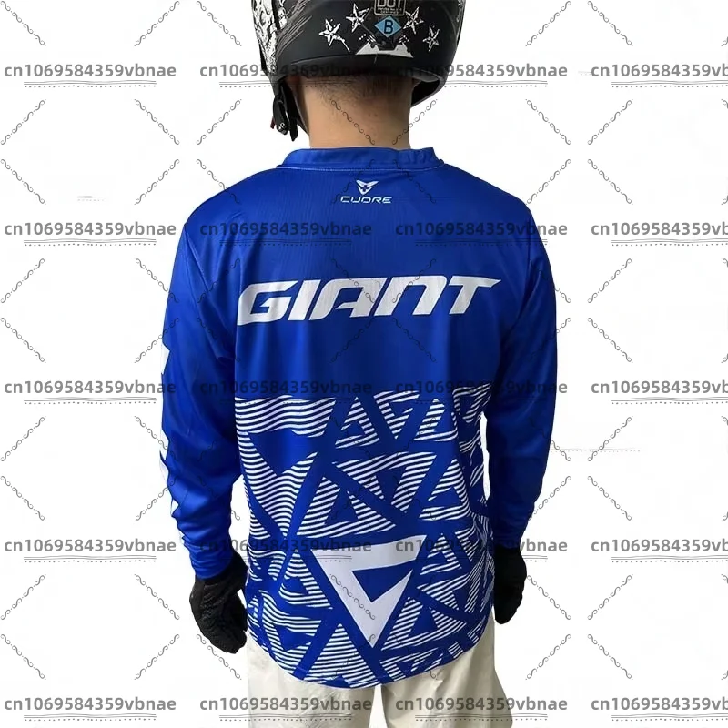 Giant downhill mountain bike jersey Men's DH motorcycle enduro jersey BMX mountain bike cross-country
