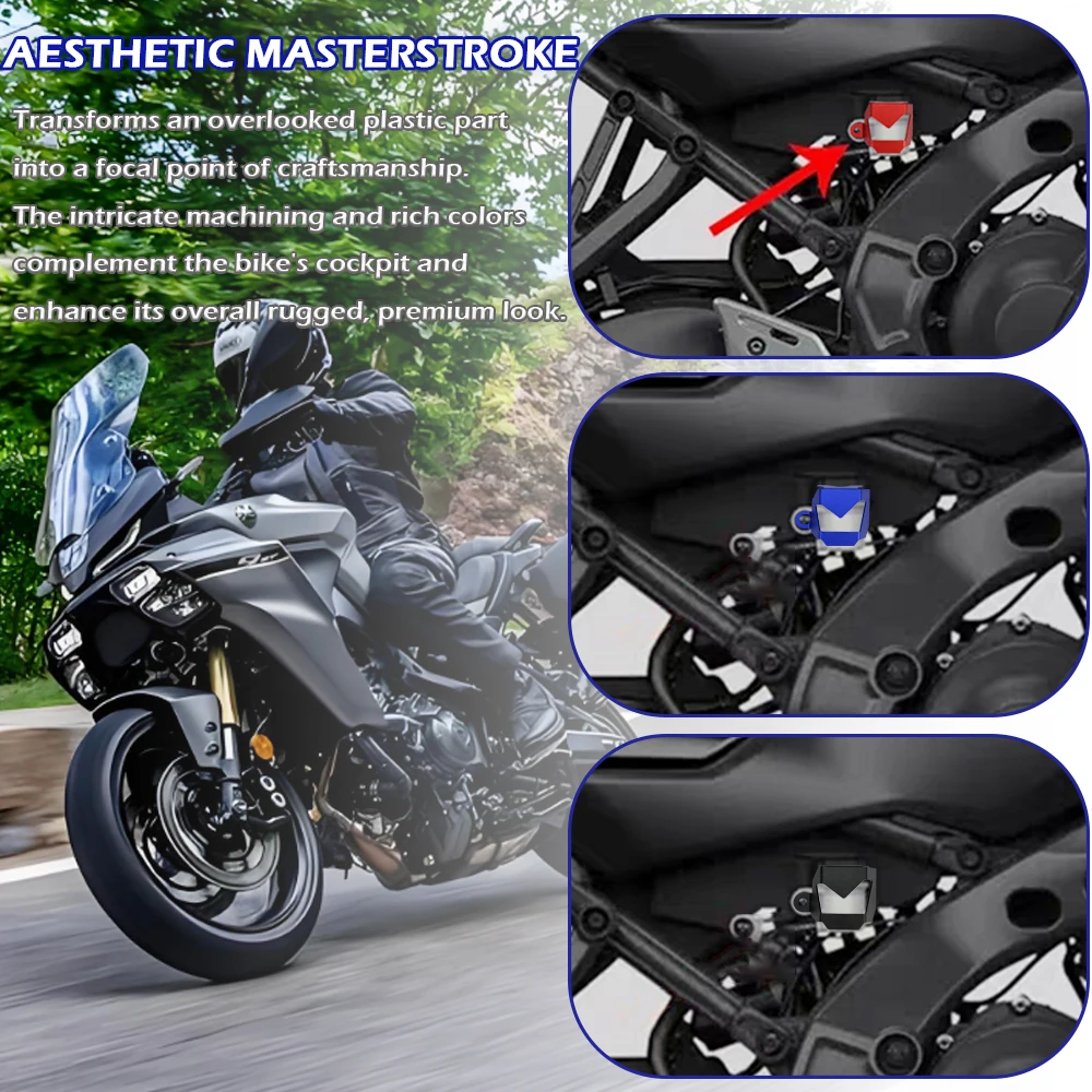 For Yamaha Tracer 9GT 2025 Tracer 9 GT Tracer 9 25 Motorcycle Rear Brake Fluid Reservoir Cover Cup Protection Guard Accessories 3