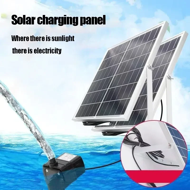 100W Zonneplaat 5V Solar Mobiel Opladen Bordpaneel Rugzak Zonne-Oplader Dual Usb Poorten Outdoor Mobiele Voeding