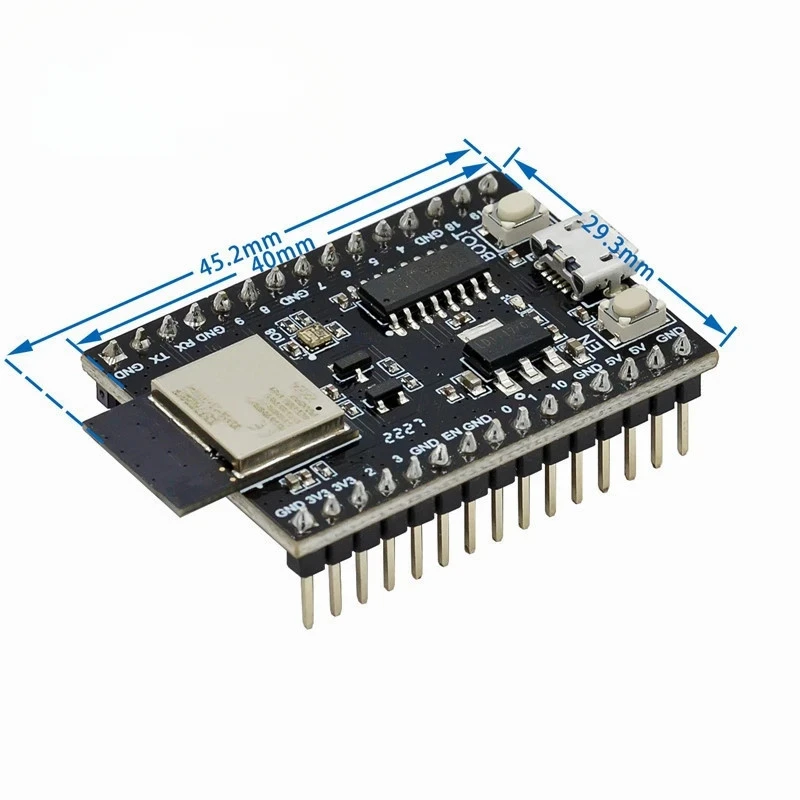 Imagem -03 - Placa de Desenvolvimento Wifi Bluetooth 5.0 Equipado com Esp32-c3-mini1 Esp32 Wifi Módulo Internet das Coisas Pcs Esp32-c3