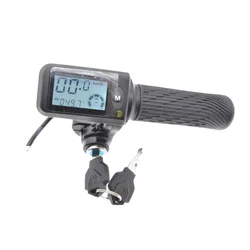 Electric Scooter Handle Ebike Throttle Speed Controller 36V 48V 60V Battery Capacity Indication Grip Electric Bike Accessories