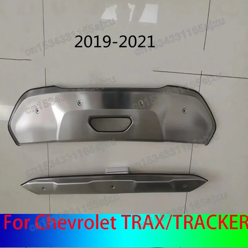 

Stainless Steel Before and After Bumper Protection Board Protection Car Accessories For Chevrolet TRAX/TRACKER 2013-2021