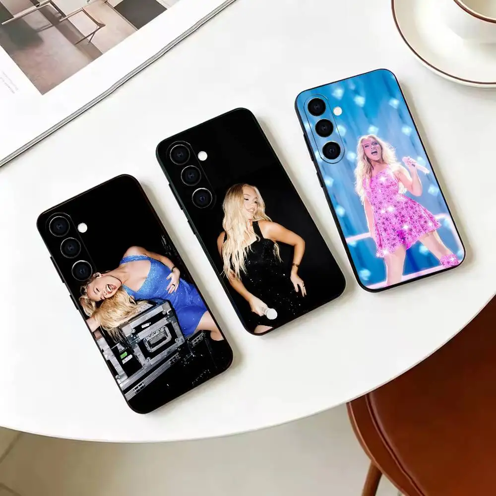 F-Freya S-Skye Singer Coque de téléphone en silicone souple noir pour Samsung Galaxy A71 A72 A73 A51 et autres modèles connexes
