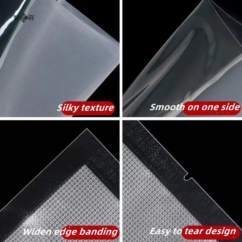10pcs/Lot Vacuum Sealer Piece Bags Portable Sealing for Food Sealer Kitchen Tool Food Fresh Sous Vide Cooker Heated Freezer Bags