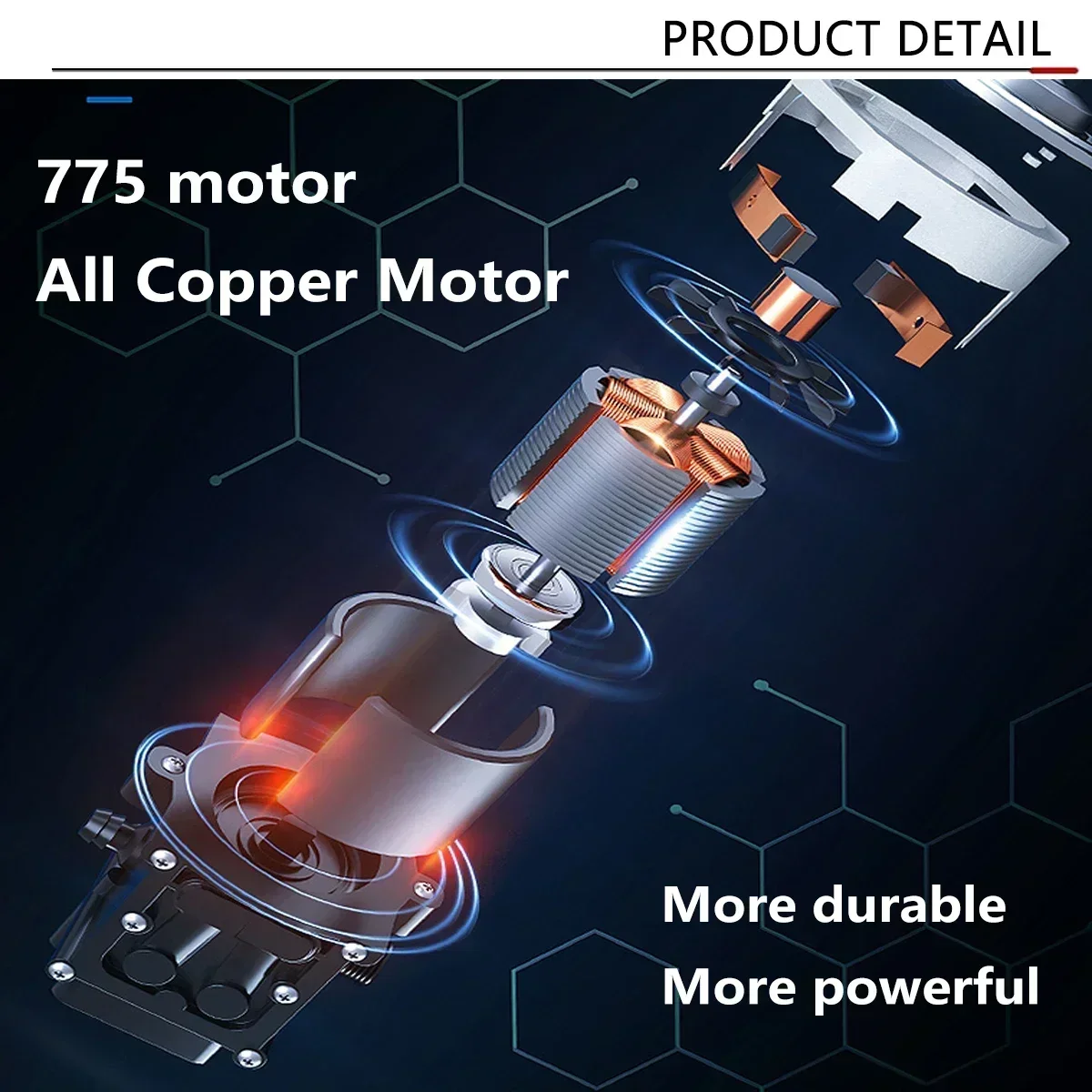 Pistol semprot air pencuci mobil tekanan tinggi nirkabel pistol semprot mesin pembersih tekanan tinggi portabel mesin cuci 775 Motor untuk Makita18V