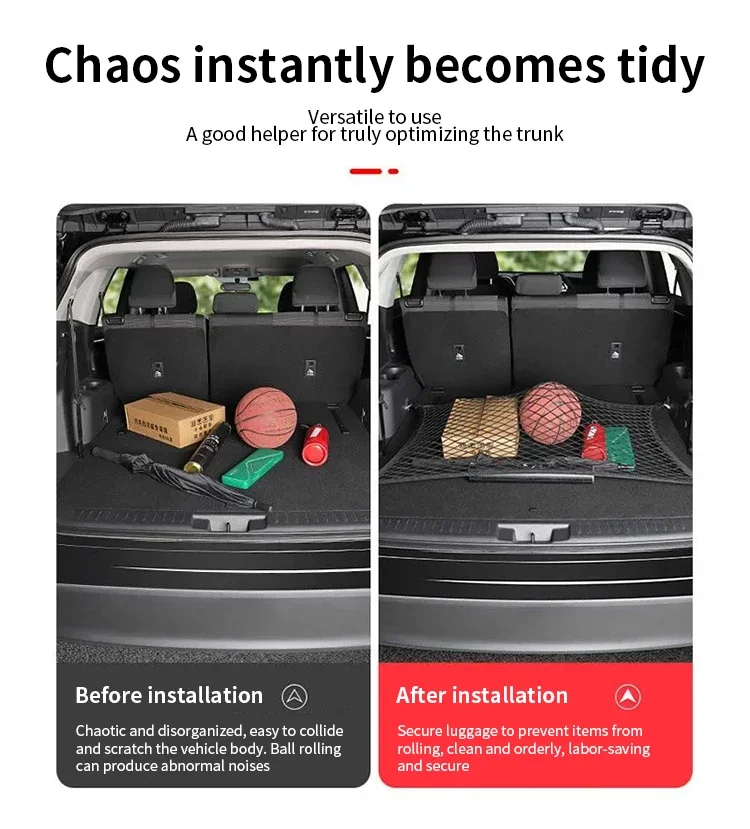 Car Trunk Net for Toyota RAV4 RAV 4 Plug-in Hybrid GR Sport LE XLE XA50 2019 2020 2021 2022 2023 Accessories Luggage Organiser
