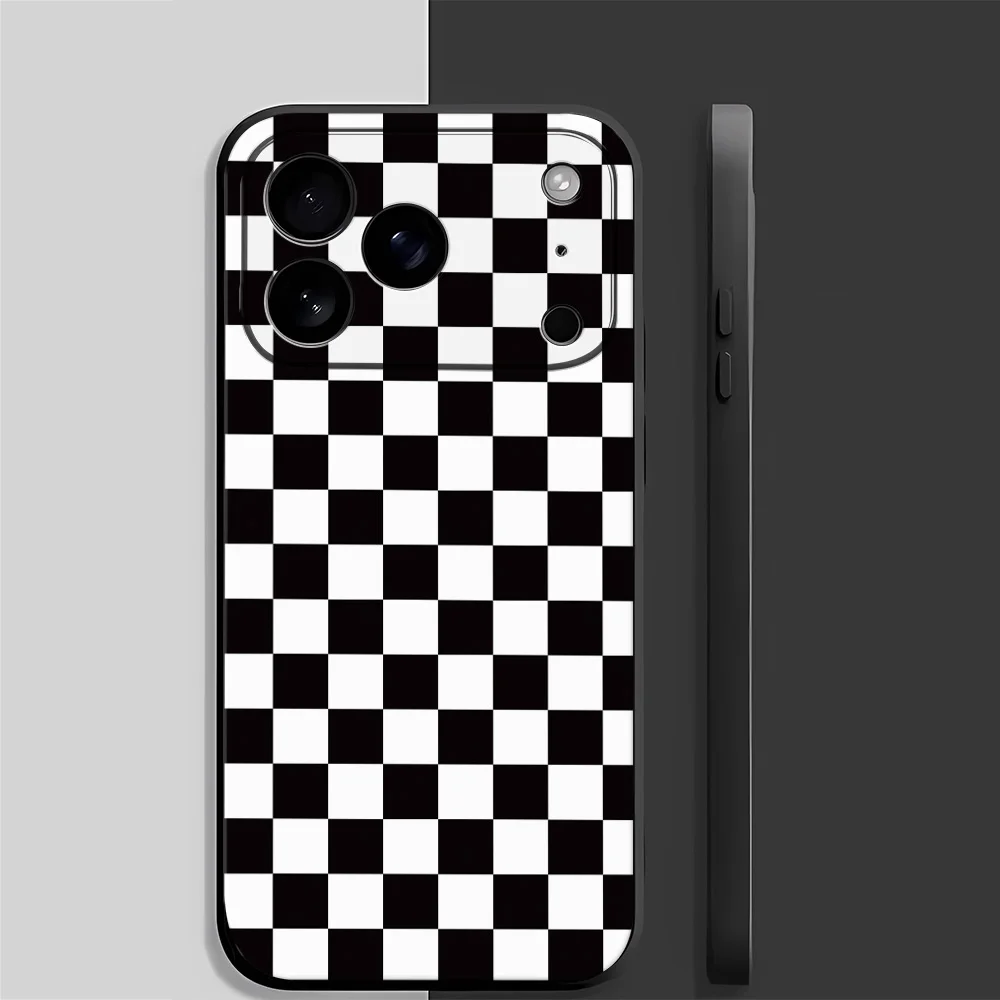 

grid Phone Case for iPhone17ProMax/17Pro/17/16/16Pro/15/14/13/12/11/Pro/Plus Fashion Friend Gift Aesthetic Phone Case