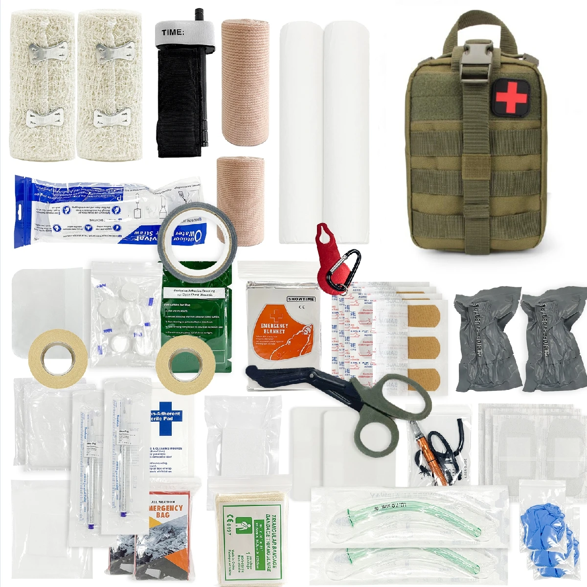 

Тактическая сухая сумка для экстренной помощи при травмах, аптечка первой помощи, медицинская сумка Molle для улицы с жгутом для кошек, базовая