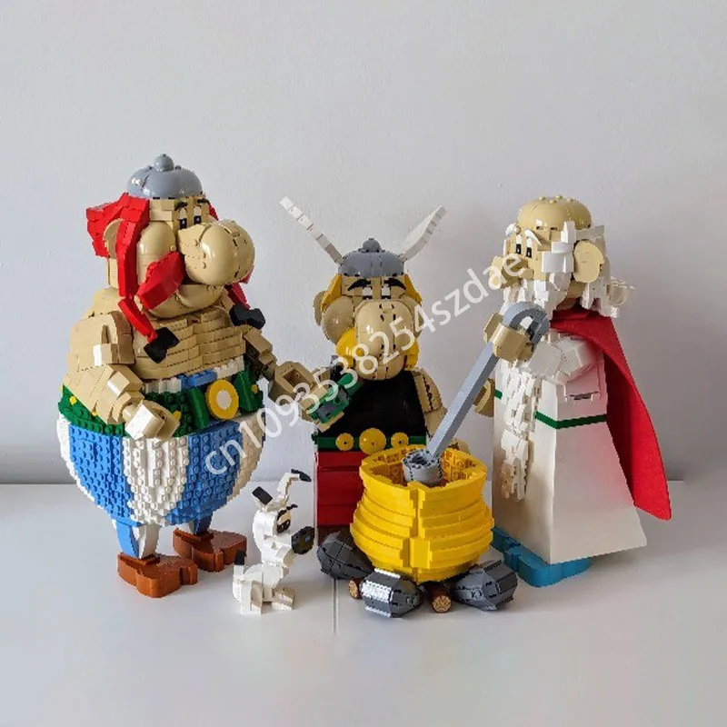 

1970 шт. MOC Obelix строительные блоки Рождественская игрушка в подарок для взрослых STEAM Learning DIY игрушка для развития терпения и концентрации