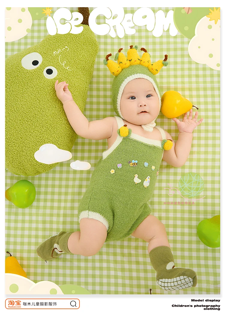 

Hundred Day Photography Clothing Little Yali Theme Baby Full Moon Photo Hundred Day Childrens Studio Clothing Photo 신생아촬영