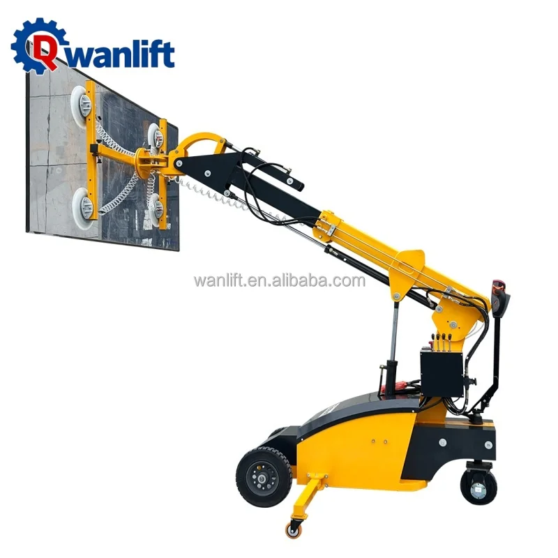 New 200kg 400kg 5m Vacuum Glass Lifter Crane Truck Hoist Robot Metal Sheets Suction Cup Glazing Lifter for Windows