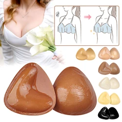 Double-Sided Stickys Bra Inserts Comfort Soft Full Coverage Bra Pads Inserts Instants Lift Reusable Breast Push Up Pads