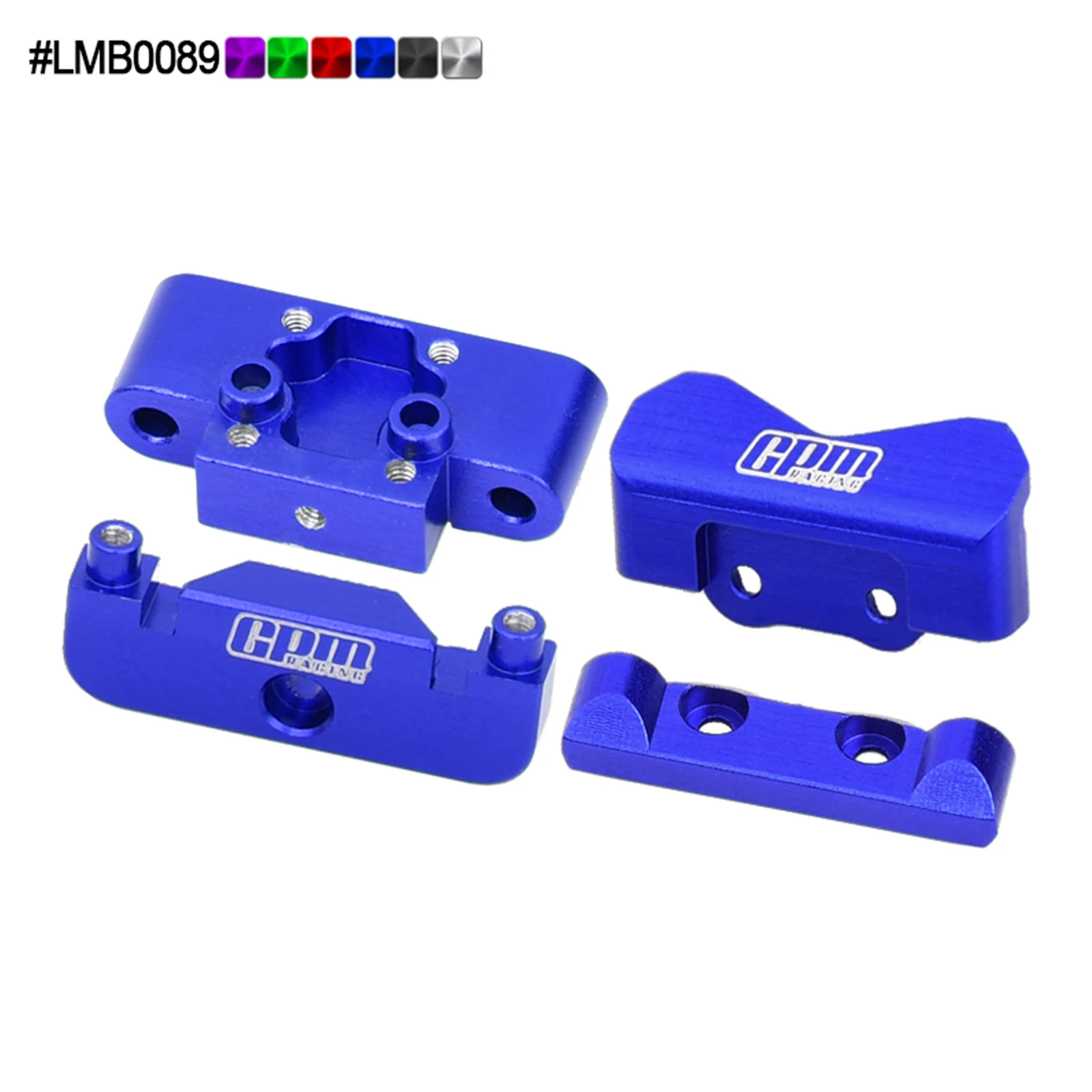 GPM 7075 Alloy Front Bulkhead & Rear Pin Mounts For LOSI 1/24 Micro-B 2WD Buggy