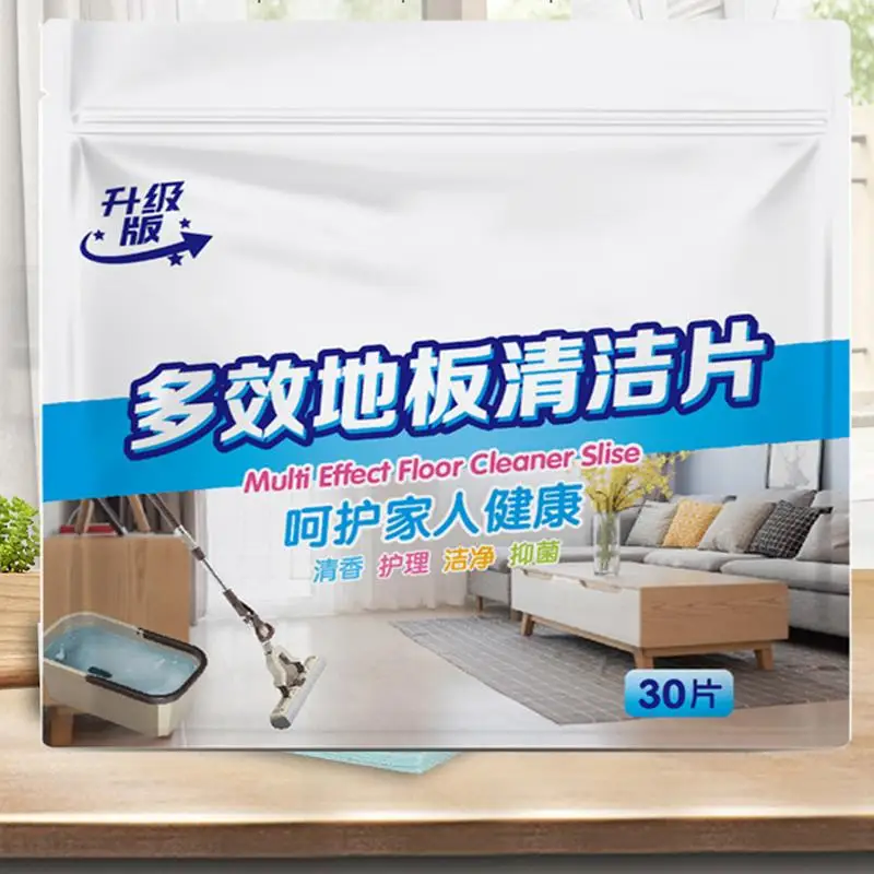 Floor Cleaning Sheets For Mopping Water Soluble Floor Cleaning Tablets Sheets Floor Cleaner Sheets Compact Scented Multi-surface