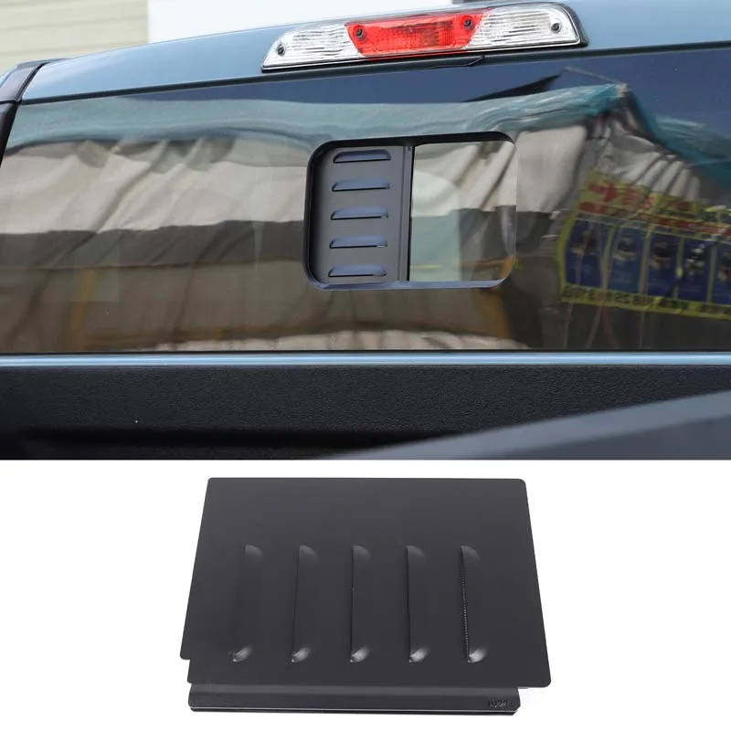 For Ford Maverick 2022-2026+ Aluminum Alloy Black Car Tail Window Ventilation Blinds Car Modification Protection Accessories