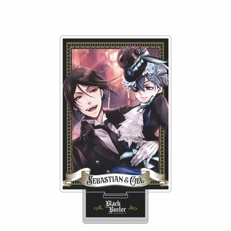 Anime Black Butler 15CM Figures Sebastian Michaelis Ciel Phantomhive Acrylic Stand Model Plate New Year gifts
