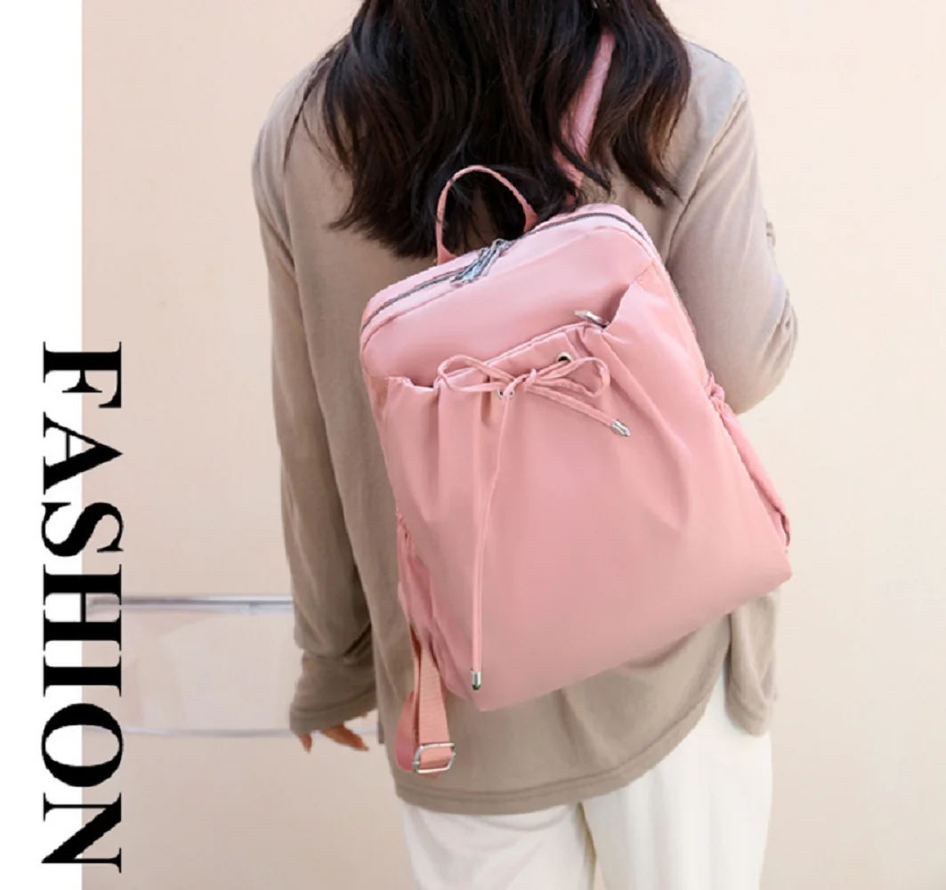 

2025 New Men Women Fashion Trend Waterproof Nylon Travel Backpack Large Capacity Notebook Laptop School Bag Casual Shoulder Bags