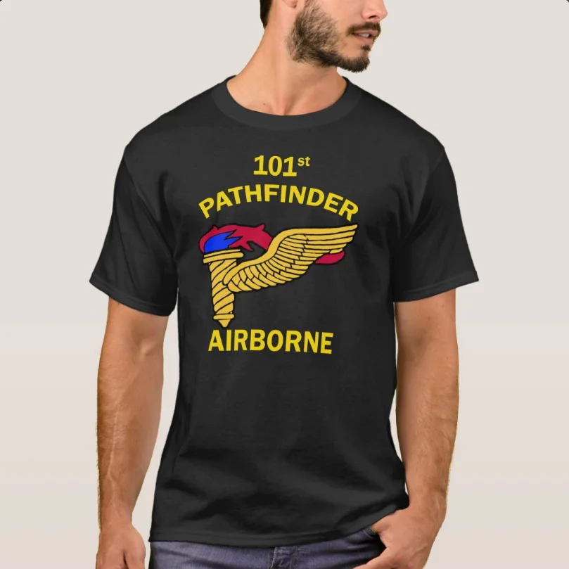 1980 Legacy 101st Airborne Division Pathfinder T-Shirt 100% Cotton O-Neck Summer Short Sleeve Casual Mens T-shirt Size S-3XL