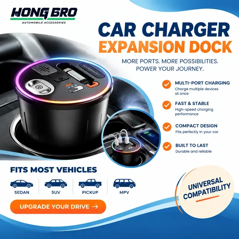 for Mercedes Benz E Class C Class GLC GLE Maybach S Class Car Cigarette Lighter Modified Super Fast Charging Docking Station