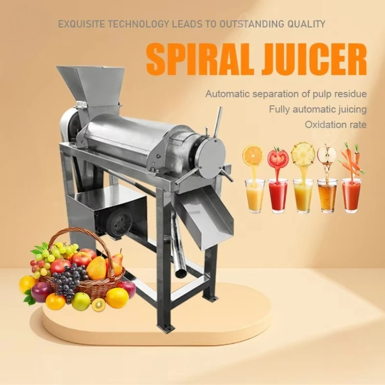 Slow Cold Press Juicer Juice Making Machine Extractor Spiral Fruit Industrial Cold Press Juicer Industrial Juice Extractor