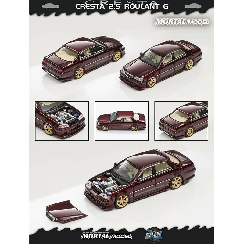 Mortal 1/64 トヨタ クレスタ Kimura Creativeブラック 999台限定】MORTAL 1/64 TOYOTA CRESTA JZX100 クレスタ ルラーンG
