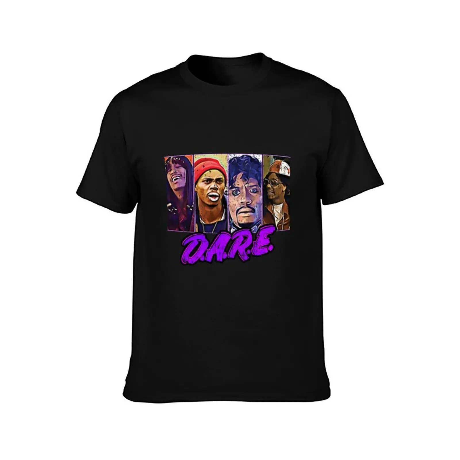 Art - Dave Chappelle T-Shirt, Summer Casual Cotton Tee, Oversized Streetwear Tops, Vintage Graphic Print, Loose Fit Short Sleeve