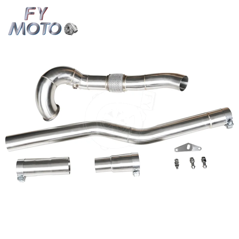 

Exhaust 3.5" Downpipe for VW Golf Gti MK7 R 2.0L EA888 TSI A3 S3 8V Fits LHD&RHD
