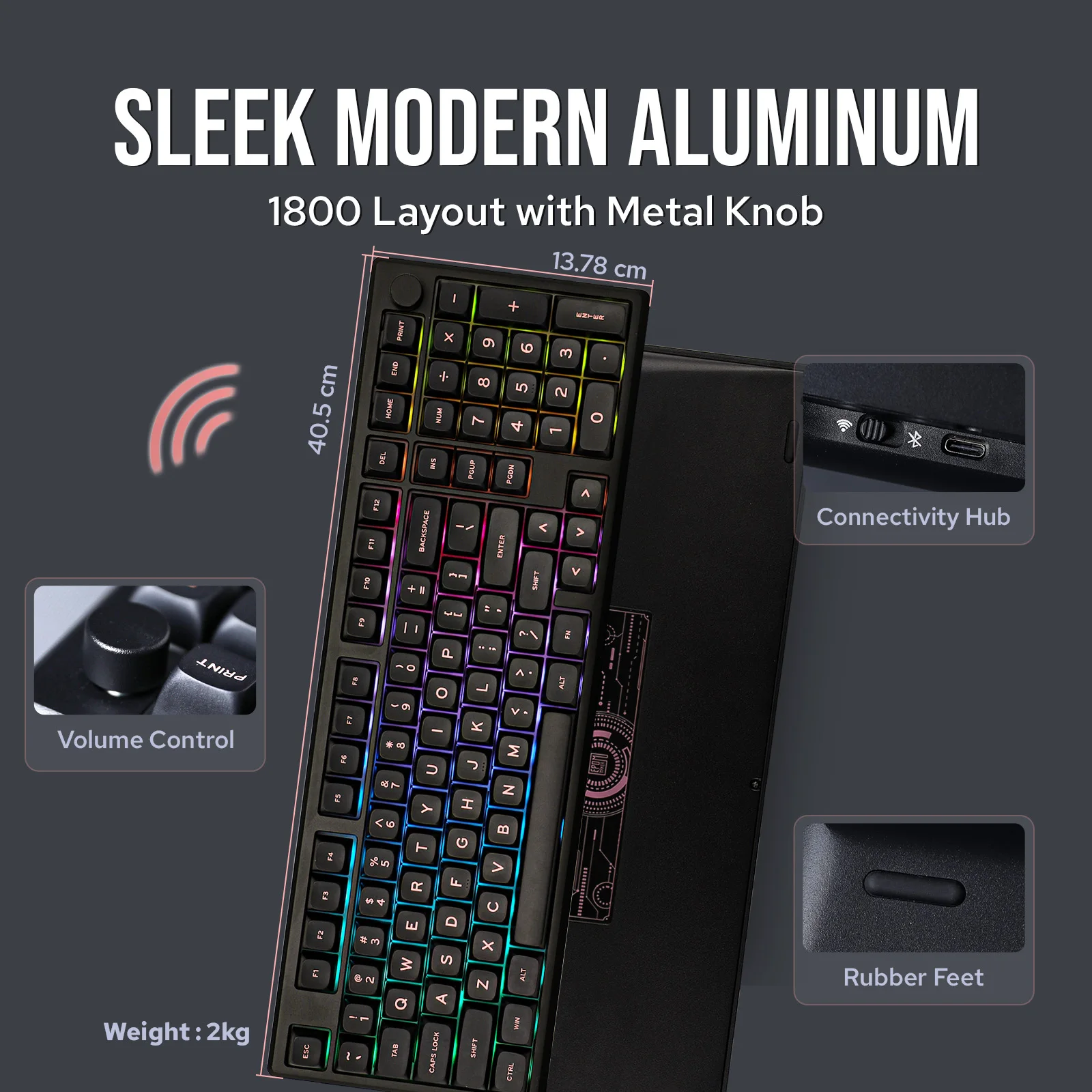 EPOMAKER Galaxy100 Mechanical Keyboard 2.4G Wireless