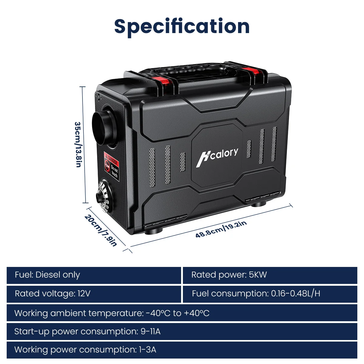 Diesel Lucht Kachel 12V 5kw Verstelbare Bluetooth App Afstandsbediening Geïntegreerde Parkeerverwarming Machine Voor Auto Rv