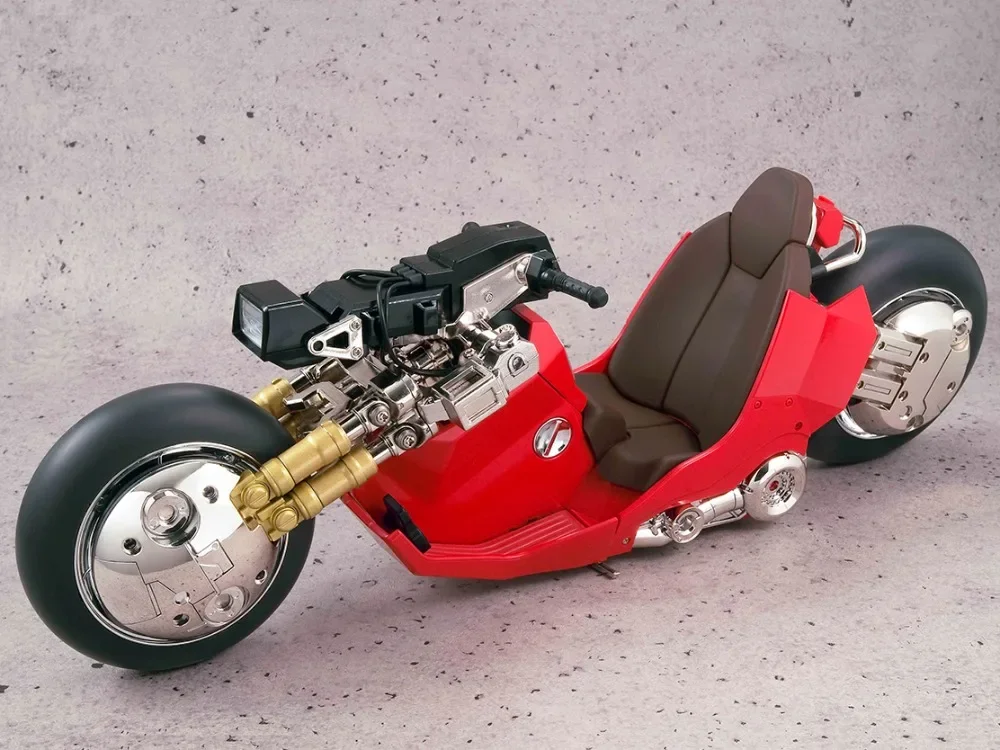 In Stock Original BANDAI POPYNICA  Akira Kaneda's Motorcycle REVIVAL Version Action Figure Model Toys Collectible Boy Kids