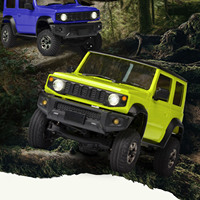 Outdoor Toys UdiRC UCX2402 1/18 RTR 4x4 Mini RC Rock Crawler Car Off Road Vehicles 130 Brushed Motor 30A ESC Light System Model