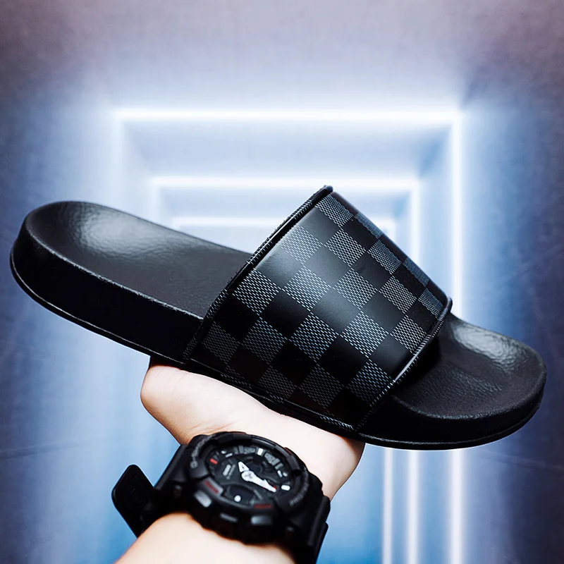 للجنسين المنزل الوجه يتخبط أحذية الشاطئ في الأماكن المغلقة الصنادل الصيفية في الهواء الطلق حذاء الشاطئ النعال النساء الشرائح غير رسمية متعددة الأنماط