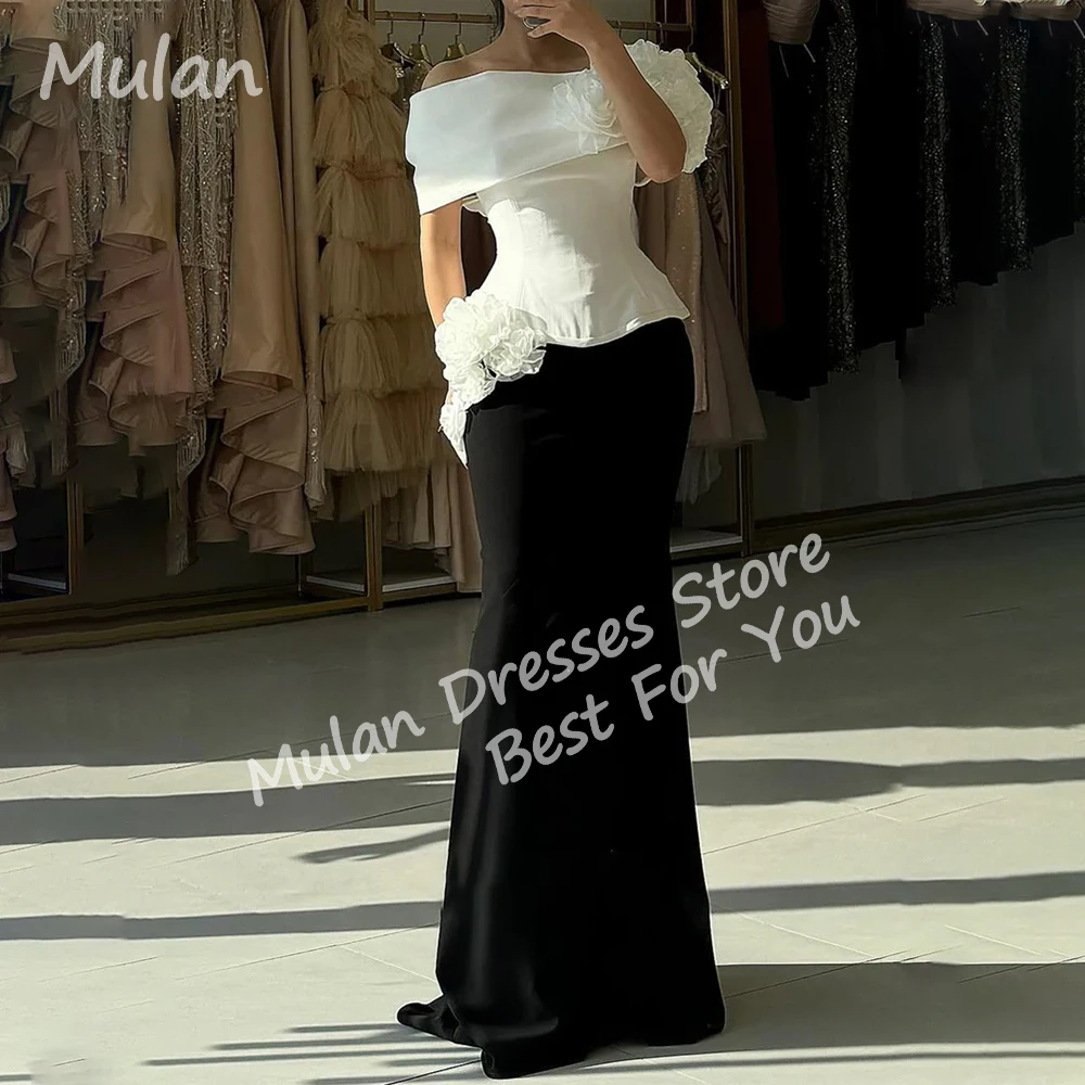 

Customized 3D Flowers Elegant Long Evening Dresses for Special Occasions Off Shoulder Floor-Length Women Gala Party Dress 2025