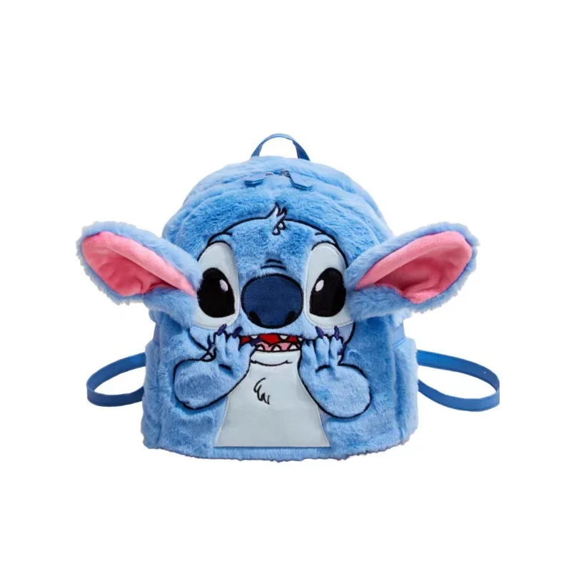 Mochila Tridimensional Ponto Disney, boneca dos desenhos animados criativos, bolsa de estudante versátil, elegante e fofa, presente acessórios femininos