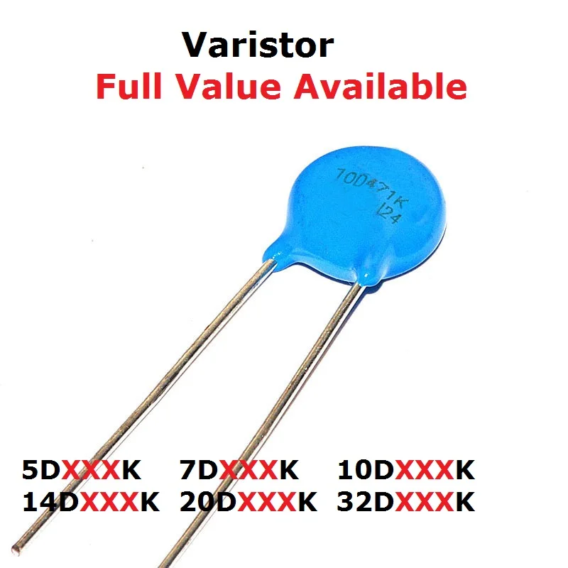 5PCS 20D471K 20D201K 20D391K 20D102K 32D431K 32D431K 10D561K 14D471K 14D470K Varistor FreeShip