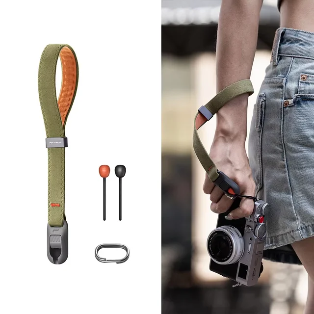 Actualización de aire de la muñeca de la muñeca de la cámara Pgytech para fotógrafos correa de mano de cámara rápida ajustable para Sony Nikon Canon GoPro