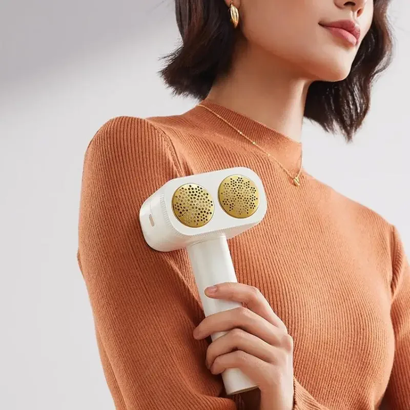 Portable Double Heads Fabric Shaver Lint Roller Spool Machine Lint Remover USB Type C Charging Removes Lint From Clothes