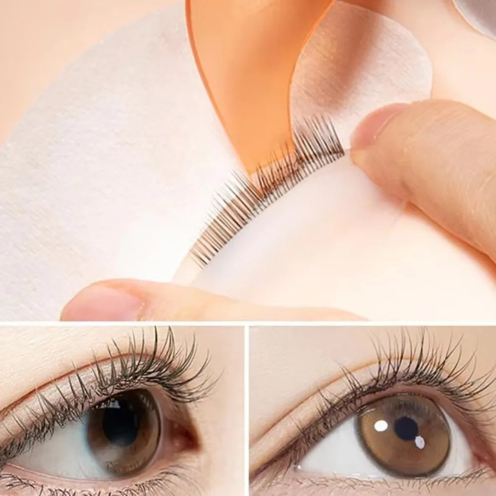 10 Uds. Cepillos de plástico reutilizables para pestañas, peine limpio en forma de S, herramienta de extensión de pestañas, accesorios de belleza, extensión de pestañas