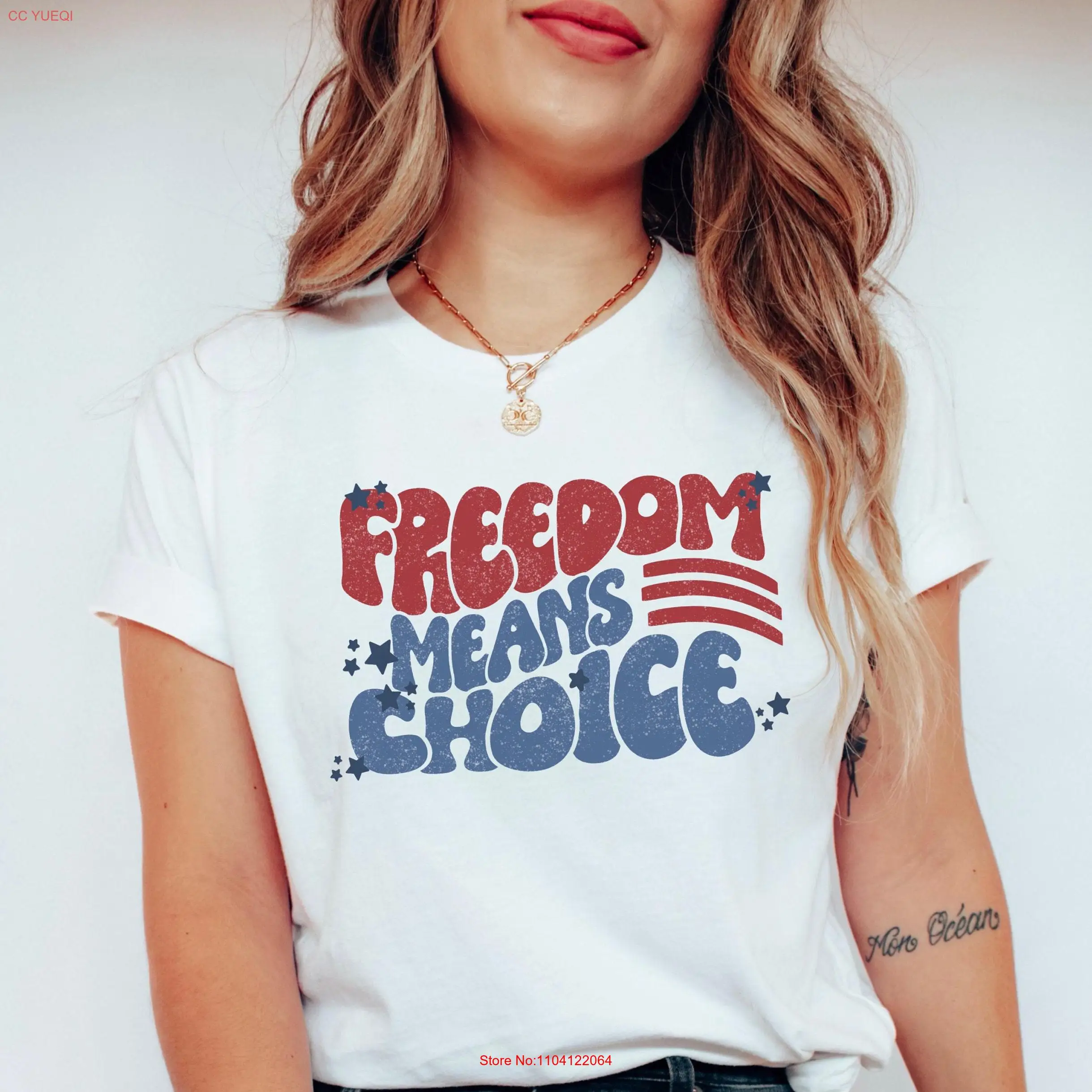 Freedom means Choice shirt Pro T Abortion Rights Reproductive Social Justice tee Roe v Wade long or short sleeves