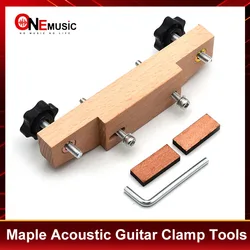 Maple Guitar Clamp Original Sound Acoustic Guitar Tools Easy Installation and Operation Guitar Bridge Guitar Clip Repair Tool