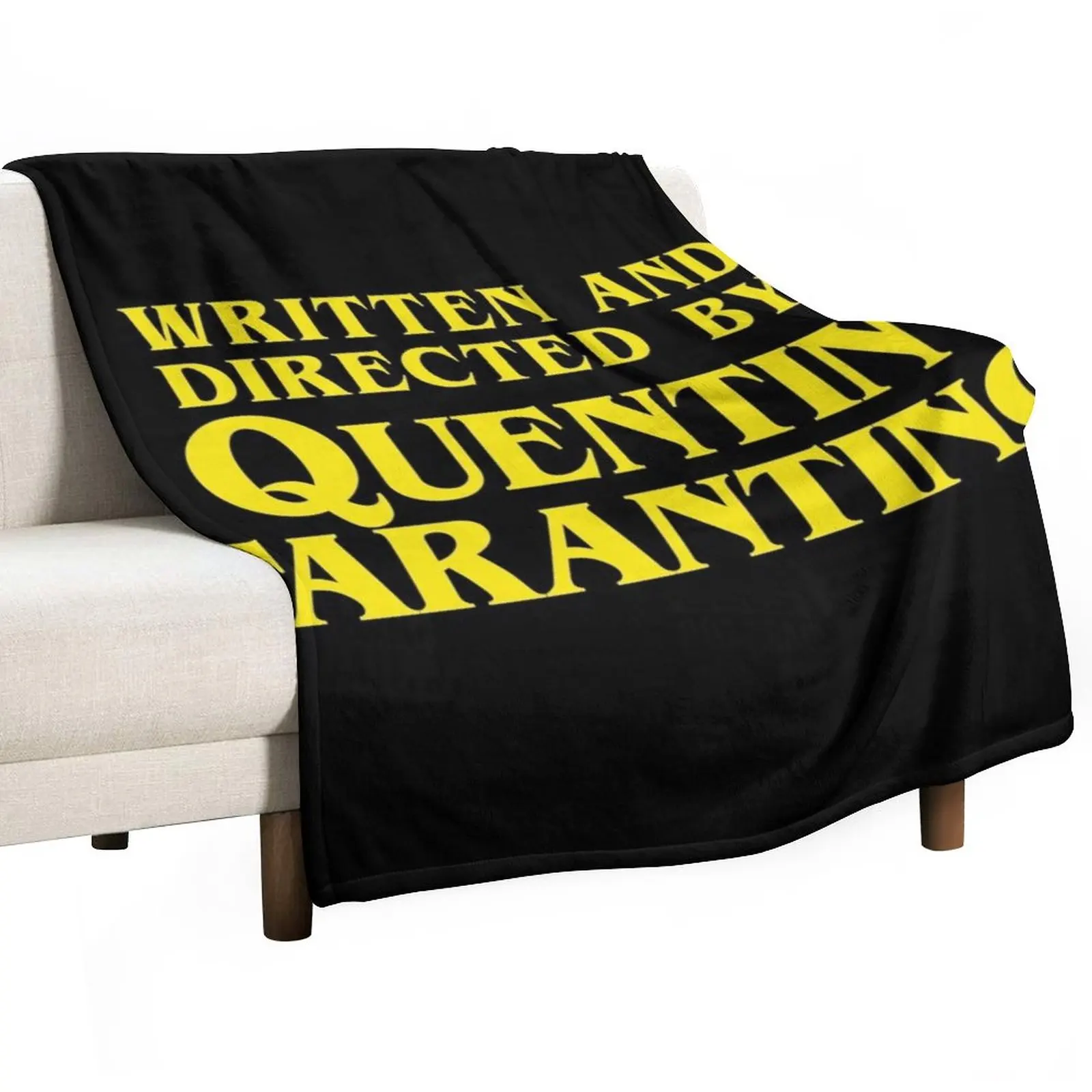 

Written and Directed by Quentin Tarantino Throw Blanket Sleeping Bag Blanket Personalized Gift fluffy blanket Shaggy Blanket