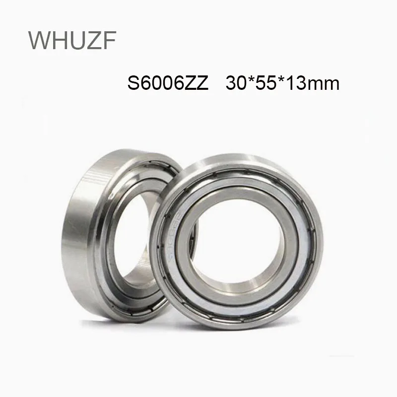 

WHUZF Free Shipping S6006ZZ Bearing 30*55*13 mm ABEC-5 7 ( 2 PCS ) For Grass Trimmer Deep Groove S6006 Z ZZ Ball Bearings S6006Z