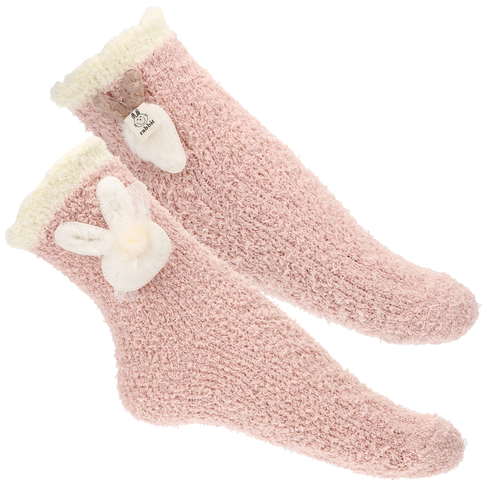 

Thicken Winter Polyester Women Socks Bed Thermal Warm Fuzzy Slippers Socks for Female Birthdays Christmas Gifts